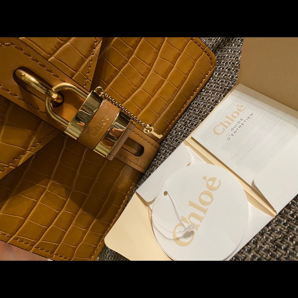 Small Aby Croc Embossed Leather Shoulder Bag
CHLOÉ